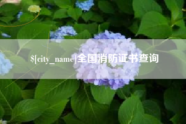 汕头全国消防证书查询
