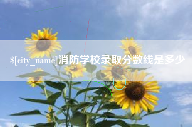 汕头消防学校录取分数线是多少