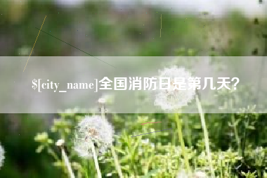 汕头全国消防日是第几天？