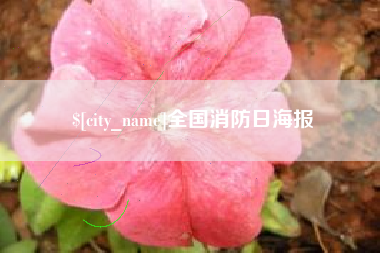 汕头全国消防日海报