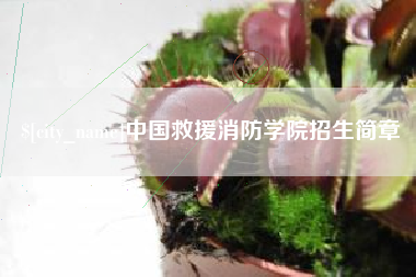 汕头中国救援消防学院招生简章