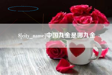 汕头中国九金是哪九金