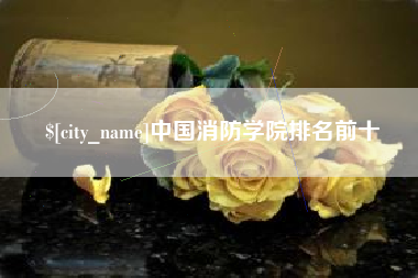 汕头中国消防学院排名前十