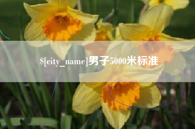 汕头男子5000米标准
