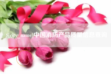汕头中国消防产品质量信息查询