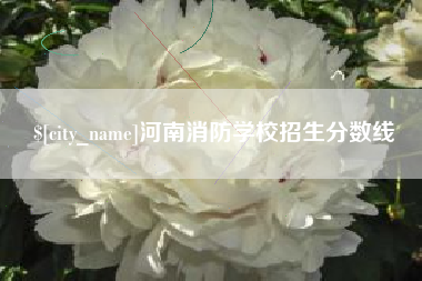 汕头河南消防学校招生分数线