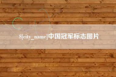 汕头中国冠军标志图片