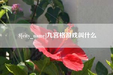 汕头九宫格游戏叫什么