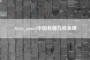 汕头中国有哪几枚金牌