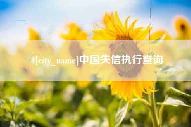 汕头中国失信执行查询