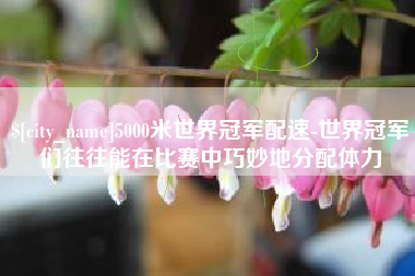 汕头5000米世界冠军配速-世界冠军们往往能在比赛中巧妙地分配体力