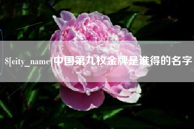 汕头中国第九枚金牌是谁得的名字