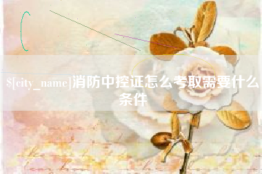 汕头消防中控证怎么考取需要什么条件