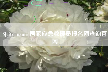 汕头国家应急救援员报名网查询官网