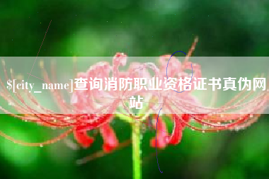汕头查询消防职业资格证书真伪网站