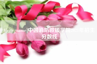 汕头中国消防救援学院2021年招生分数线