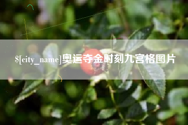 汕头奥运夺金时刻九宫格图片