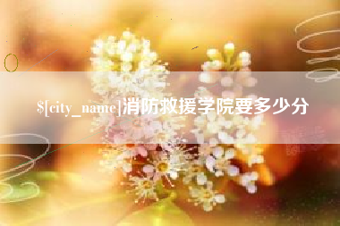 汕头消防救援学院要多少分
